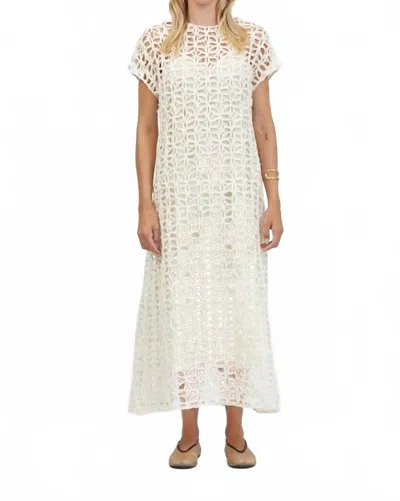 A.ren Annecy Dress In Cream In White