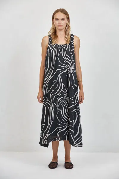A.ren Aude Midi Dress In Black
