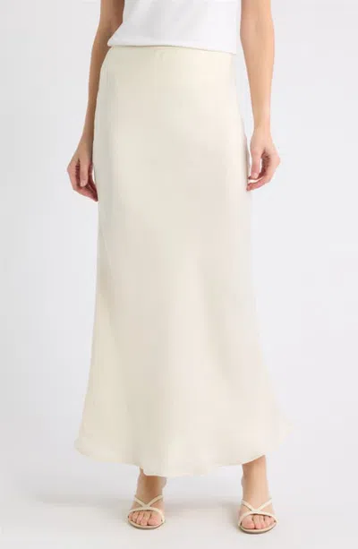 A.ren Chrissa Maxi Skirt In Neutral