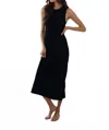 A.ren Eloise Maxi Dress In Black In Black