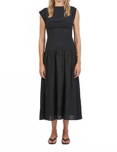 A.ren Iris Dress In Black