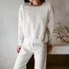 A.ren Organic Lera Pullover Top In Cream