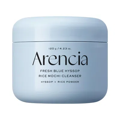 Arencia Fresh Blue Hyssop Rice Mochi Foaming Cleanser With Bentonite Clay For Oily Skin 4.23 Oz/120 ml
