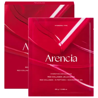 Arencia Red Collagen Pore-tightening Jello Mask (4-pack) With Red Collagen, Niacinamide, And Peptides 0.88 O