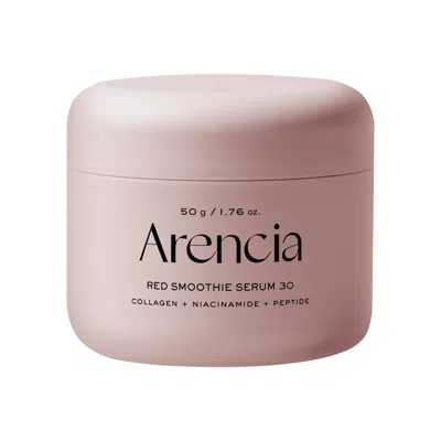 Arencia Red Smoothie Pore-tightening Serum 30 With Red Collagen, Niacinamide, And Peptides 4.23 Oz/120g