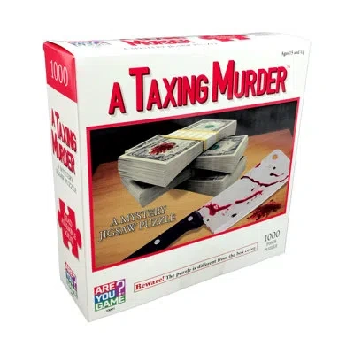 Areyougame A Taxing Murder Classic Mystery Jigsaw Puzzle