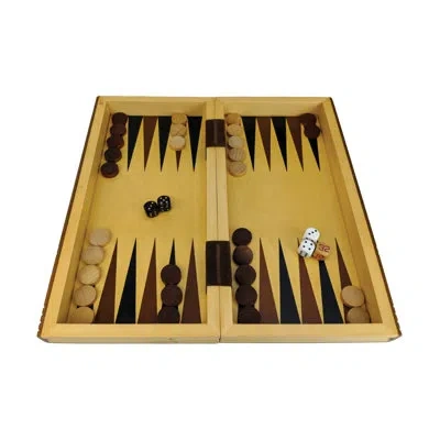 Areyougame Beige Backgammon Board Game