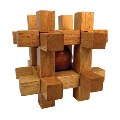 Areyougame Brainteaser 3 Pack Star/snake/prisoner's Dilemma In Brown