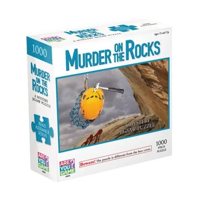 Areyougame Murder On The Rocks Classic Mystery Jigsaw Puzzle