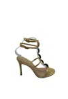 Arezzo 11cm Heel Sandal With Double Strap Woman  With Accessories