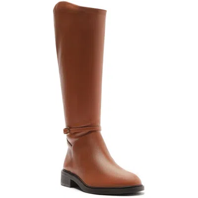 Arezzo A133460006 Womens Buckle Leather Knee-high Boots