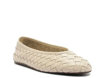Arezzo Alicia Flat In Cream