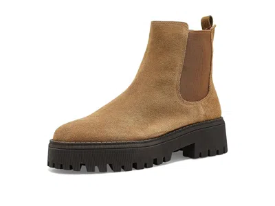 Arezzo Annie Low Block Bootie Women's Boots Stracci: 8.5 M, Leather In Brown