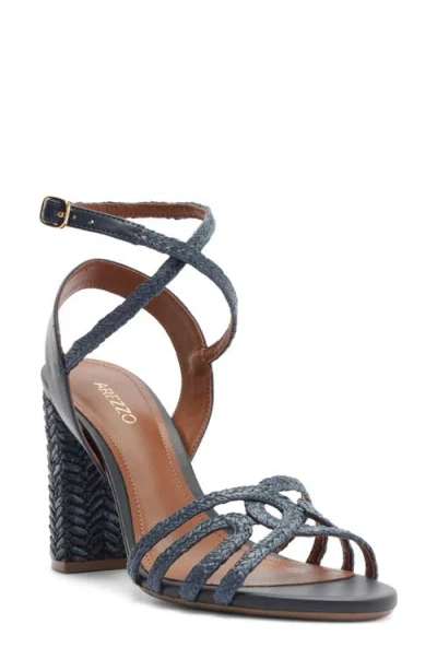 Arezzo Aria Ankle Strap Sandal In Black