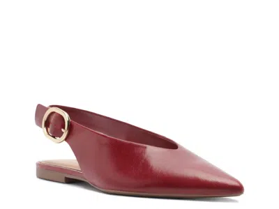 Arezzo Atlas Flat In Red