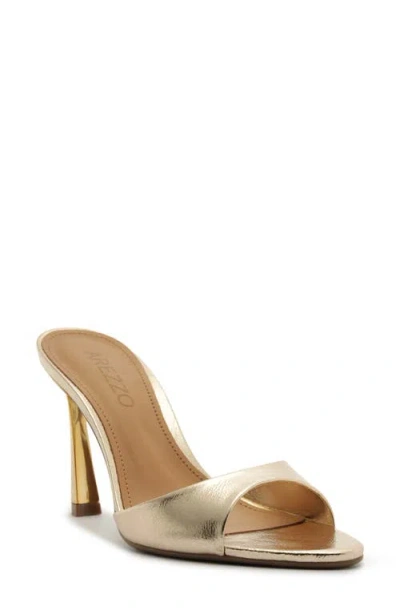 Arezzo Aubrey Stiletto Slide Sandal In Animal Print