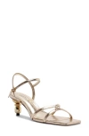 Arezzo Birdie Sandal In Silver