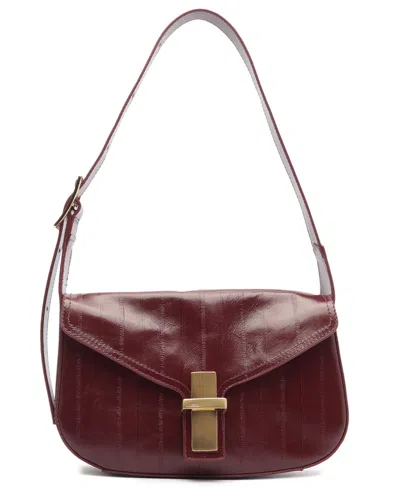 Arezzo Blair Leather Small Shoulder Handbag In Fresh Ruby