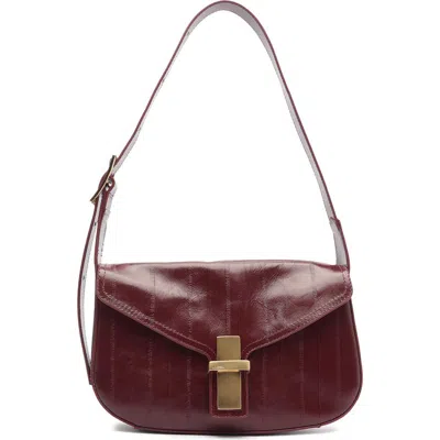 Arezzo Blair Small Leather Shoulder Bag In Fresh Ruby