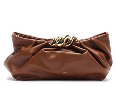 Arezzo Caitlyn Leather Crossbody Bag In Brown