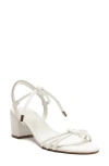 Arezzo Camila Ankle Strap Sandal In White