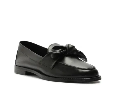 Arezzo Cassidy Loafer In Black Leather