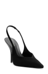 Arezzo Catherine Slingback Pointed Toe Pump In Black