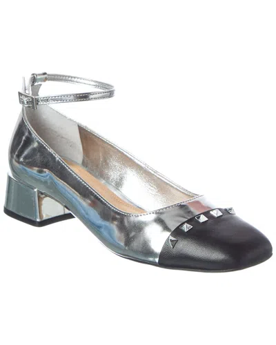 Arezzo Chloe Leather Pump In Animal Print