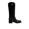 Arezzo Clara Knee-high Boot Black A1281100050001 Women's In Black