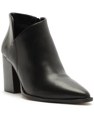 Arezzo Cora Leather Boot In Black