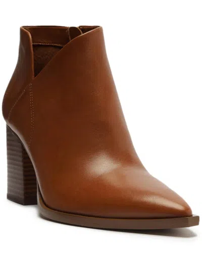 Arezzo Cora Womens Leather Block Heel Mid-calf Boots In Multi