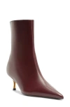 Arezzo Dani Bootie In Fresh Ruby