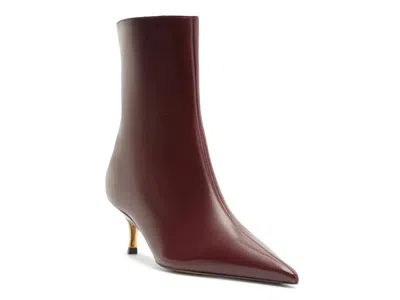 Arezzo Dani Bootie In Burgundy