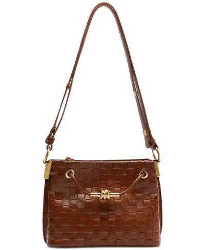 Arezzo Delphine Medium Crossbody In Brown