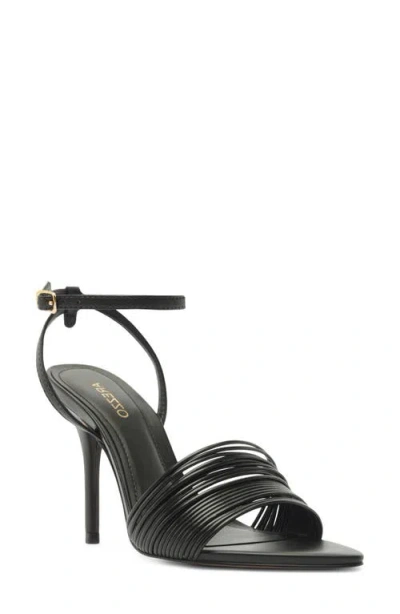 Arezzo Elani Ankle Strap Sandal In Black