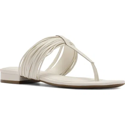 Arezzo Elani Sandal In White