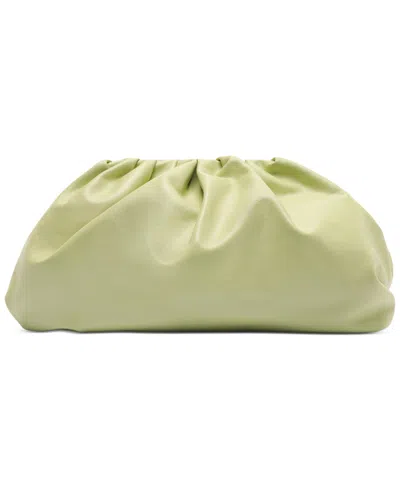 Arezzo Elizabeth Mini Leather Snap Button Handbag In Green