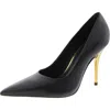 Arezzo Emily High Womens Pointed Toe Stiletto Pumps In Black
