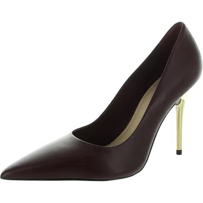 Arezzo Emily High Womens Pointed Toe Stiletto Pumps In Red