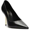 Arezzo Emily High Womens Pointed Toe Stiletto Pumps In Black
