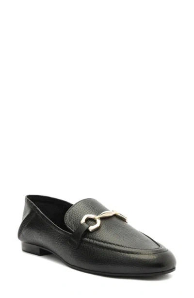 Arezzo Emma Loafer In Black Leather