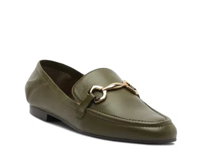 Arezzo Emma Loafer In Green