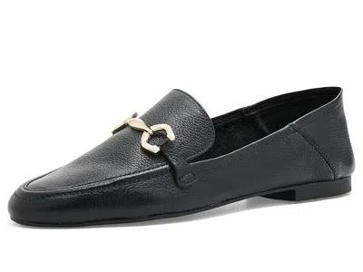 Arezzo Emma Loafers Women's Flat Shoes Black: 7.5 M, Leather