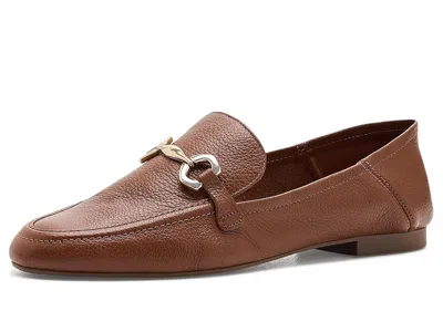 Arezzo Emma Loafers Women's Flat Shoes Soul Natural: 10 M, Leather In Multi