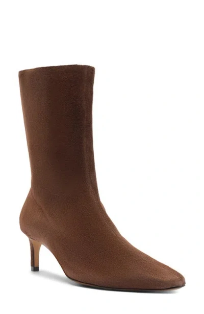Arezzo Emmett Snip Toe Bootie In Brown