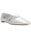 Arezzo Erin Ballet Flat In Gray