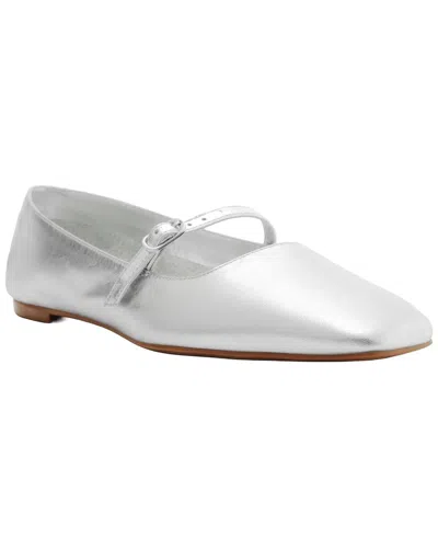 Arezzo Erin Ballet Flat In Gray