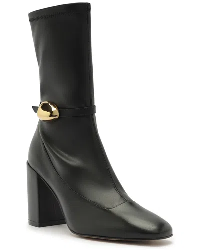 Arezzo Farah Leather Bootie In Black