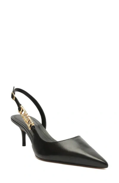 Arezzo Faye Half D'orsay Pointed Toe Slingback Pump