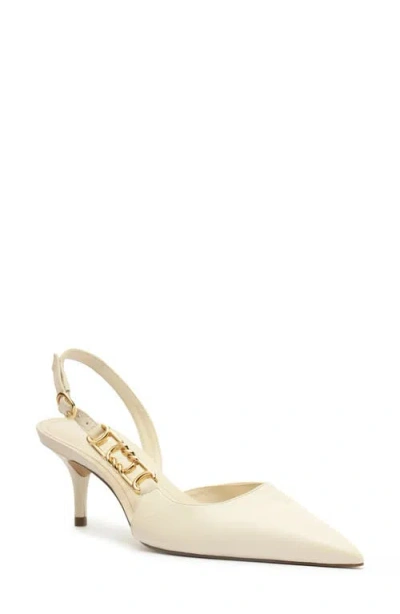 Arezzo Faye Half D'orsay Pointed Toe Slingback Pump In Panacota